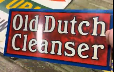 Old Dutch Cleanser DSP Flange Sign