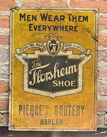 Florsheim Shoe Pierce’s Bootery Harlan SST Sign