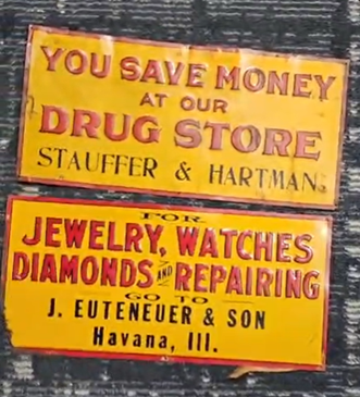Drug Store Jewelry Watches Diamonds Repairing Havana IL SST Embossed