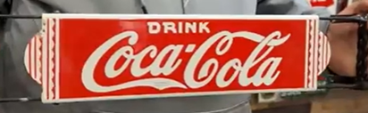 Drink Coca-Cola Die Cut SSP Door Push