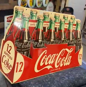 Coca-Cola 12-Pack Die Cut SST Sign