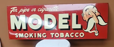 Model Smoking Tobacco for Pipe or Cigarette SST Sign