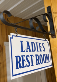 Ladies Rest Room Mens Rest Room DSP Sign Set