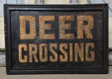 Deer Crossing Reflective Smaltz SST Sign