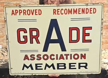 Grade A Association Member Approved Recommended DST Sign