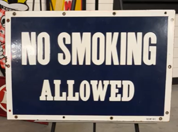 New York Subway System No Smoking Allowed SSP Sign