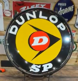 Dunlop SP Tires DSP Black Sign in Ring