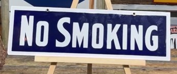 No Smoking SSP Sign
