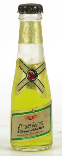 1948 Miller High Life Miniature Beer Bottle Milwaukee Wisconsin