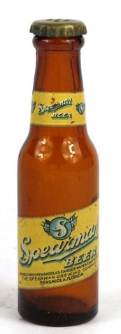 1935 Spearman Beer Salt Shaker 4¼ Inch Pensacola Florida