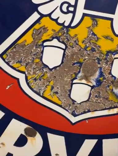 Oldsmobile Service SSP Round Sign