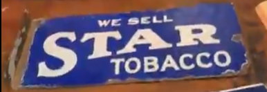 We Sell Star Tobacco DSP Flange Sign