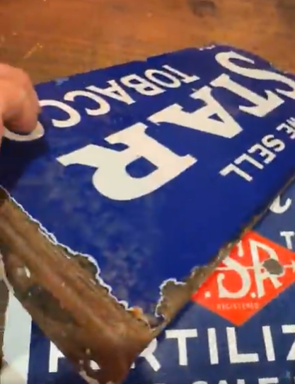 We Sell Star Tobacco DSP Flange Sign