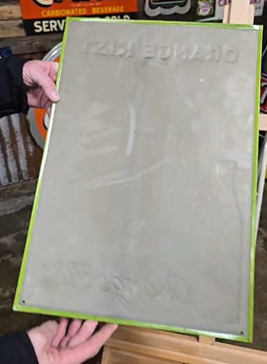 Drink Orange Kist SST Menu Chalk Board