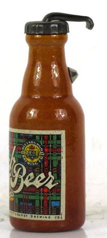 1946 Tech Beer Miniature Bottle 3¾ Inch Pittsburgh Pennsylvania