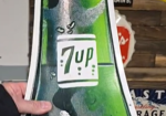 7Up Convex Die Cut SST Bottle-Shaped Sign