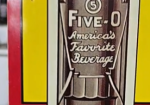 Five-O Chocolate Flavor Drink DST Sign