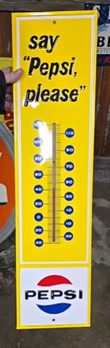 Say Pepsi Please SST Tube Thermometer