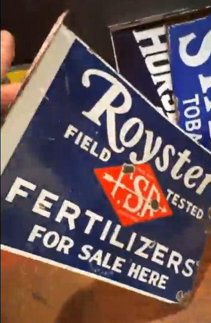 Royster Field Tested Fertilizers DSP Flange Sign