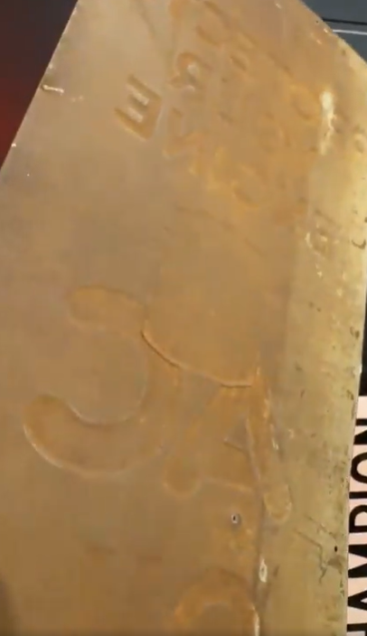 AC Oil Filter Protects Your Engine SST Embossed Vertical Sign