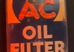 AC Oil Filter Protects Your Engine SST Embossed Vertical Sign