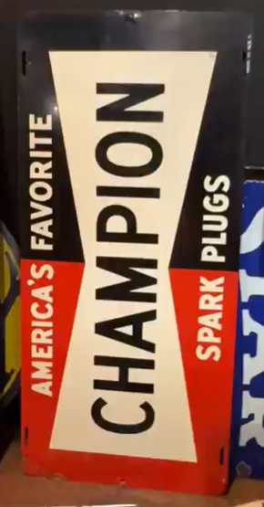 Champion Spark Plugs America’s Favorite SST Sign