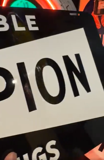 Champion Spark Plugs SST Sign