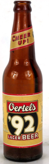 1952 Oertel’s ’92 Lager Beer 12oz Louisville Kentucky