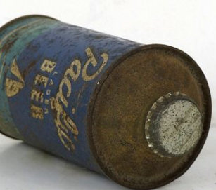 1937 Pacific Lager Beer 12oz Low Profile Cone Top Can San Francisco California