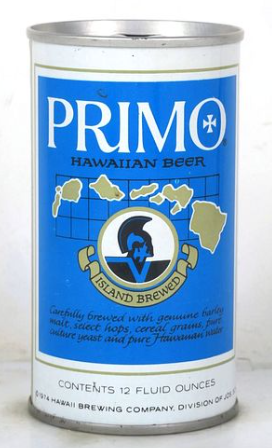 1974 Primo Hawaiian Beer 12oz Ring Top Can Honolulu Hawaii