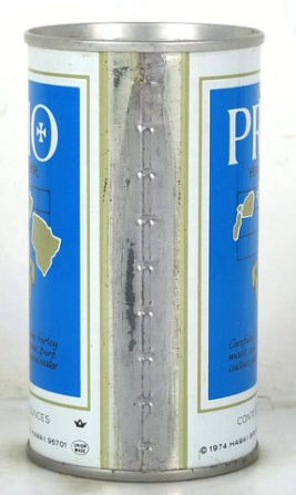 1974 Primo Hawaiian Beer 12oz Ring Top Can Honolulu Hawaii