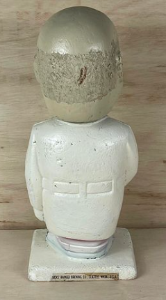1958 Rainier Beer Bobblehead Brewmaster (Styrofoam) Seattle Washington