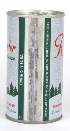 1970 Rhinelander Export Premium Beer 12oz Ring Top Can Monroe Wisconsin
