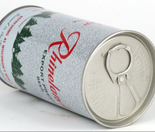 1970 Rhinelander Export Premium Beer 12oz Ring Top Can Monroe Wisconsin