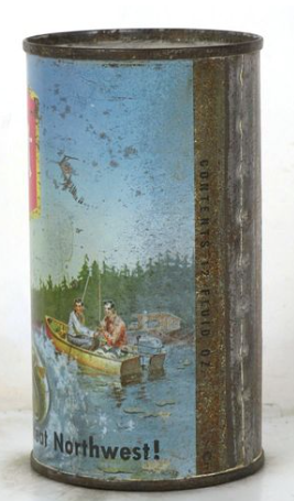 1962 Schmidt Beer “Canoe” 12oz Flat Top Can Saint Paul Minnesota