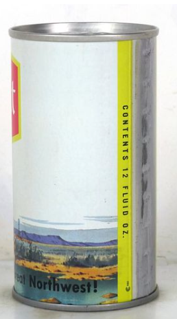 1969 Schmidt Beer (Antelope) 12oz Flat Top Can Saint Paul Minnesota