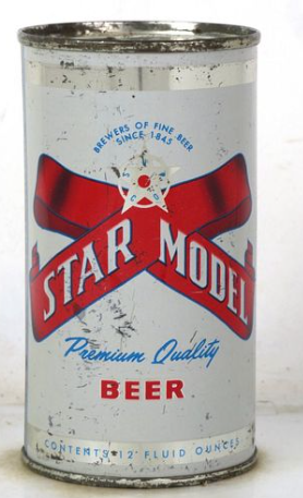 1963 Star Model Beer 12oz Flat Top Chicago Illinois