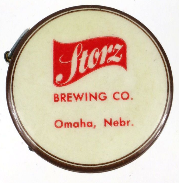 1955 Storz Beer Tape Measure Omaha Nebraska