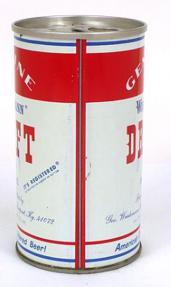 1968 Wiedemann Genuine Draft Beer 12oz Ring Top Can Newport Kentucky