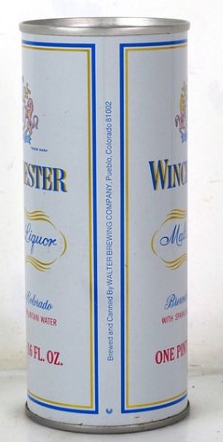 1971 Winchester Malt Liquor 16oz One Pint Ring Top Can Pueblo Colorado