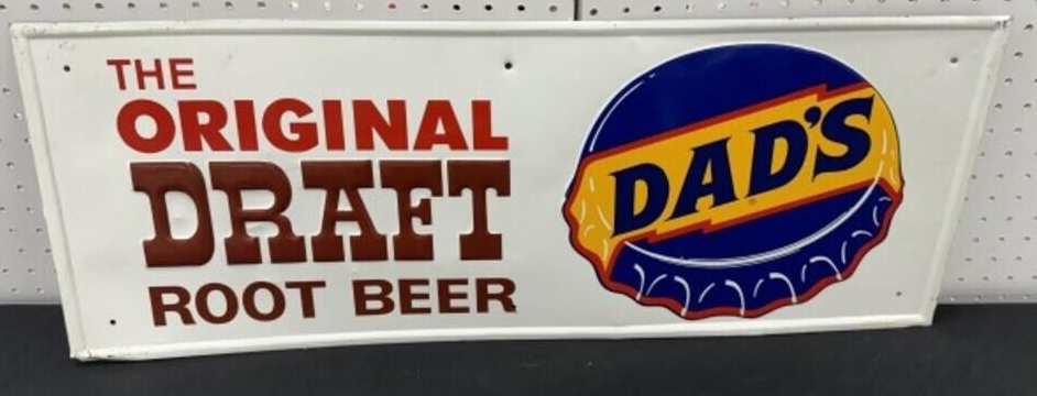 Dad’s Original Draft Root Beer Embossed SST Sign