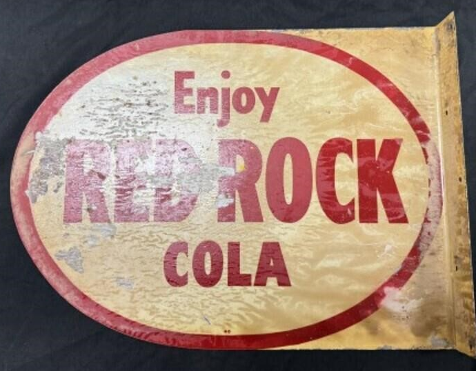 Red Rock Cola DST Flange Sign