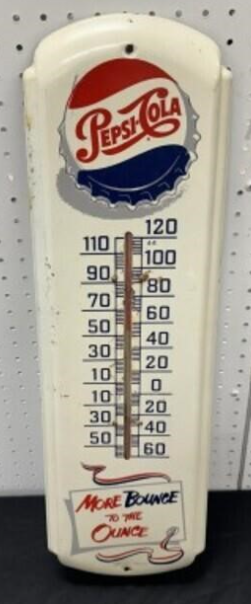 Pepsi Cola More Bounce to Ounce SST Tube Thermometer
