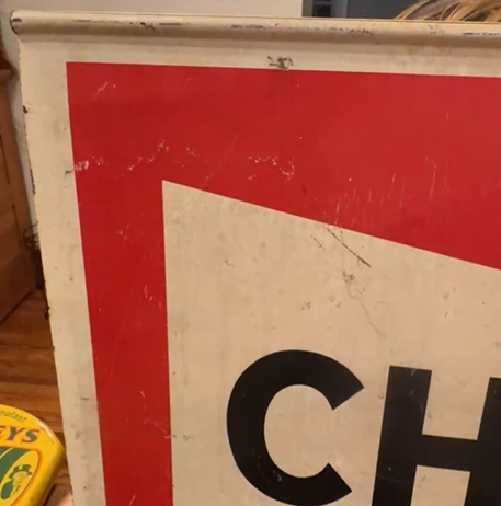Champion Spark Plugs Dependable DST Hanging Sign Rolled Top Edge