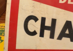 Champion Spark Plugs Dependable DST Hanging Sign Rolled Top Edge