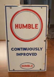 Humble Gasoline Continuously Improved SSP Pump Plate