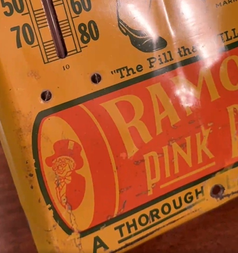 Ramon’s Pink Pills Laxative SST Tube Thermometer