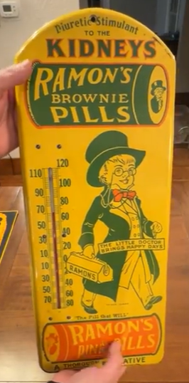 Ramon’s Pink Pills Laxative SST Tube Thermometer