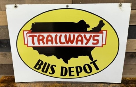 Trailways Bus Depot DSP Sign