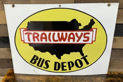 Trailways Bus Depot DSP Sign